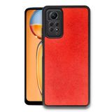 Magicool Xiaomi Redmi Note 12 Pro 4g Kılıf Aras Deri Kapak - Kırmızı