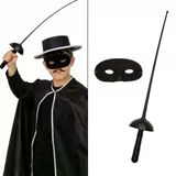 magicool Zorro Kostüm Plastik Aksesuar Seti – Maske Ve Kılıç (67 Cm)