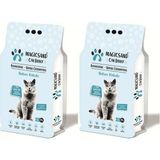 Magicsand 10 Lt 2'li Kalın Taneli Kedi Kumu Marsilya Kokulu Doğal Topaklaşma Özelliği