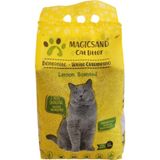 magicsand Limon Kokulu İnce taneli Kedi kumu Bentonit 5 Lt