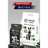 magicsand Magıc Aktif Karbonlu Kedi Kumu 20 Lt+ 5 Lt ince Tane (Ultra Koku Hapsi)