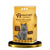 Magicsand Portakal Kokulu Gri Sodyum Bentonit Kedi Kumu 5 Lt