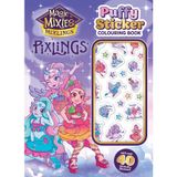 Magicus Mixus Pixlings: Puffy Sticker Colouring Book (Moose: Magic Mixies)