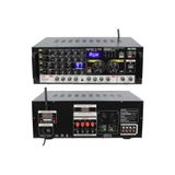 MAGİCVOCE Magicvoice MV-550 2X100w USB/SD/Bluetooth 4 Mikrofon Girişli Stereo Mixer Amfi