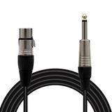 MagicVoice 15 Metre Canon XLR Dişi - 6.35mm Mono Erkek Metal Jak Mikrofon Ses Kablosu