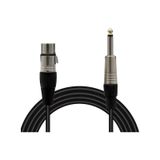 MagicVoice 15Metre Canon XLR Dişi - 6.35mm Mono Erkek Metal Jak Mikrofon Ses Kablosu