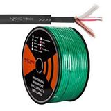 Magicvoice B96 Profesyonel 2 Damarlı Blendajlı Enstrüman Mikrofon Kablosu Stereo 100 Metre (Yeşil) - Siyah