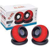 Magicvoice D-08L 1+1 USB Mini Oval Hoparlör 2x3 Watt Güç Özellikleri ile Kaliteli Ses Çıkışı