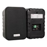 Magicvoice F-LHY4A 4" (10 Cm) Hat Trafolu Duvar Tipi Sütun Hoparlör (10W Rms / 150W Peak - Mp3 USB Uyumlu) Çiftli Takım Set - Siyah