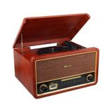 Magicvoice F29 Retro Vintage Çanta Pikap - Cd - Radyo - Bluetooth - Aux - Usb Mp3 Çalar