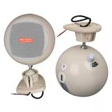 Magicvoice Mv-12 7.5 Cm 20 Watt Komütatörlü Hat Trafolu Krem Beyazı Sütun Sarkık Hoparlör (2'Li Takım) Vitrin