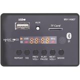 Magicvoice Mv-14907 Usb-Sd-Aux-Bluetooth Kumandalı Ekranlı Oto Teyp Çevirici Dijital Player Board