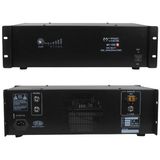 Magicvoice MV-1550 500 Watt 4-8 Ohm 100 Volt 19 Rack Hat Trafolu Power Anfi - Siyah