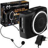 Magicvoice MV-17450 USB+SD Kart Girişli Şarjlı Mini Seyyar Rehber Amfisi