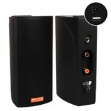 Magicvoice Mv-19 2X7.5 Cm 40 Watt Komütatörlü Hat Trafolu Siyah Sütun Hoparlör 2'Li Okul Cami Konferans Salonu Hoparlörü