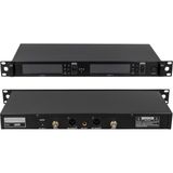 Magıcvoıce Mv-21633 2 El Tıpı Mıkrofonlu 100+100 Kanal Antenlı Uhf-Pll Kablosuz Telsız Mıkrofon