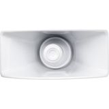 Magicvoice MV-22329 Yassı Görünümlü Abs Horn Boş Kasa Kabin Hoparlör Kabini Dış Cephe Için