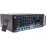 MagicVoice MV-550 2x100W USB/SD/Bluetooth 4 Mikrofon Girişli Stereo Mixer Amfi - Çok Renkli