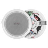 Magicvoice Tpı-350 5 İnç 13.5 Cm Hat Trafolu Alçıpan Asma Tavan Tipi Hoparlör Mağaza Kolon 6W Rms Mp3 Usb Uyumlu Beyaz