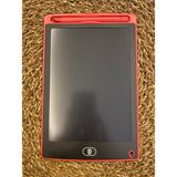 Magicway Mıknatıslı Çizim Tablet 8.5 İnç Elektronik LCD Yazı Tahtası Eğitici İçerik ile Kırmızı