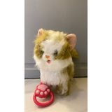 Magicway Müzikli Yürüyen Başına Dokununca Miyavlayan Yalayan Kuyruk ve Başını Sallayan Ses Kaydını Tekrarlayan Pilli Sevimli Peluş Kedi - 02-Sarı