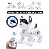 Magicway Robot Köpek Dans Eder Ninni Söyler Dokunmaya Duyarlı Kafa Sallama Müzikli Işıklı Havlamalı Yürüyen - Beyaz