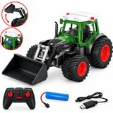 Magicway Uzaktan Kumandalı Çiftlik Traktörü Forklift Yada Kepçe Başlıklı - Sesli Işıklı Şarjlı Rc Traktör Oyuncak