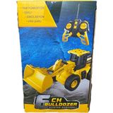 Magicway Uzaktan Kumandalı Sarjlı Işıklı Buldozer Paleti Kalkıp Inen Kepçe Iş Makinesi - Sarı