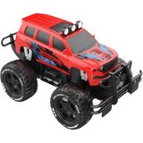 Magicway Uzaktan Kumandalı Şarjlı Offroad Rock Crawler Işıklı Araba 4x2 Motor 15 Km/h Hız Yapan Oyuncak Büyük Jeep - Bordo