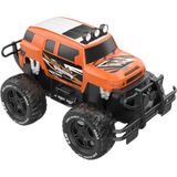 Magicway Uzaktan Kumandalı Şarjlı Offroad Rock Crawler Işıklı Araba 4x2 Motor 15 Km/h Hız Yapan Oyuncak Büyük Jeep - Turuncu