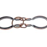 MAGIKON Geleneksel Zeka Kazandırıcısı, Klasik Metal At Nalı Yapboz (Bronz, Normal)