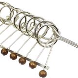 MAGIKON Geleneksel Zeka Kazandırıcısı, Klasik Metal Çin 9 Bağlantılı Yüzük Yapboz, Talimatla Birlikte Gelir
