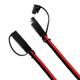 Magiktech 1,6/3,3/6,5/13/25 FT SAE - SAE Uzatma Kablosu 14AWG, SAE Adaptör Kablosu, Güneş Paneli Pil Otomotiv RV Kamp Römork Traktör için SAE Bağlantı Noktası Kablosu (1,6 FT/0,5 M)