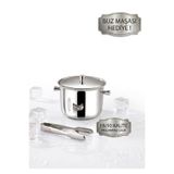 Maglor Lüx 304 Kalite Buz Kovası ve Buz Maşası 600ML