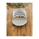 Maglor Lüx 6 adet Oval Model 20x25 cm Paslanmaz Çelik Kahve, Sunum Dekoratif Sunum Tepsisi