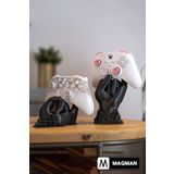 MagMan 2'li Oyun Konsolu için Kol Tutucu Joystick Kumanda Standı Xbox / Ps4 /ps5 Uyumlu (SİYAH renk)