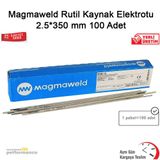 Magmaweld Rutil Kaynak Elektrotu 2.5*350 Mm 100 Adet