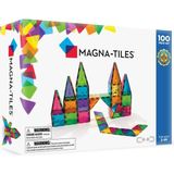 Magna Tiles 100 Parçalı Set Clear Colours, Farklı, Manyetik 3D Yapı Taşları, Net Renklerde, E� - Standart - Çok Renkli