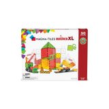 Magna Tiles MAGNA-TILES® - İnşaat XL Manyetik Bloklar - 50 Parça