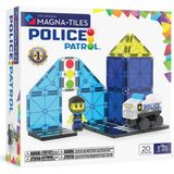MAGNA-TILES® - Police Patrol Manyetik Bloklar - 20 Parça