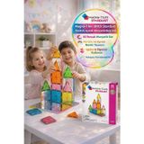 Magna-Tiles Stardust 15'li Parıltılı Aynalı Manyetik Blok Seti Çok Renkli Oyuncak 18915