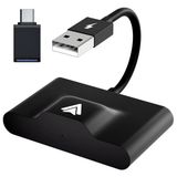 Magne Ally Usb+Type-C Android Kablosuz Carplay Adaptör Çevirici - Youtube Netflix Tiktok - TGR2004-2372 - Beyaz