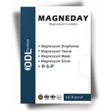 Magneday Magnezyum Bisglisinat, Sitrat, Malat, Taurat, P5P ( Vitamin B6 ) 1 Kutu = 60 Kapsül