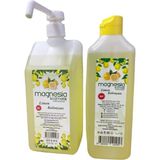 Magnesia 80 C Özel Seri Limon Kolonyası 1lt Pompalı Sprey ve Yedeği - 1 lt