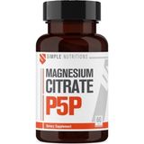 Magnesium Citrate P5P – Magnezyum Sitrat + Vitamin B6 (P5P) – 200 Mg – 60 Tablet Takviye Edici Gıda - --