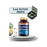 Magnesium Complex Vitamin B6 Magnezyum İçeren Takviye Edici Gıda Kutusu Hediyeli