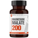 Magnesium Malate 200 Mg 60 Tablet I Magnezyum Malat Içeren Takviye Edici Gıda I Normal Kas Fonksi - Standart