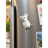 Magnet Buzdolabı Süsü Fare Figürlü Dekoratif Hediyelik 5 Cm