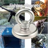 Magnet Fishing, 25mm Askılı Güçlü Neodyum Mıknatıs, Kurtarma Mıkn