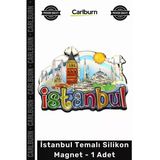 #Magnet Hediyelik Eşya Hatıra Mıknatıslı Buzdolabı Süsü Modern İstanbul Temalı Silikon Magnet